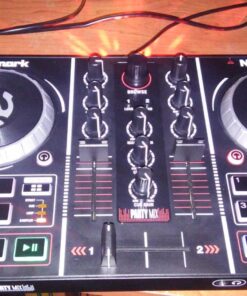 Numark Party Mix - Complete DJ Controller Set for Serato DJ with 2 Decks, Party Lights, Headphone Output, Performance Pads and Crossfader/Mixer 36 81i8H8xLi7L