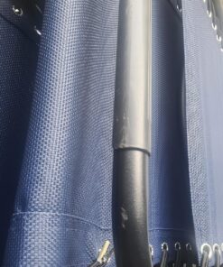 Best Choice Products Set of 2 Adjustable Steel Mesh Zero Gravity Lounge Chair Recliners w/Pillows and Cup Holder Trays, Navy Blue 36 81iAvxglWiL