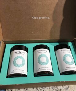 Nutrafol Women's Balance Hair Growth Supplements, Ages 45 and Up, Clinically Proven Hair Supplement for Visibly Thicker Hair and Scalp Coverage, Dermatologist Recommended - 3 Month Supply, Pack of 3 26 81iBNGiAP7L