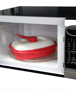 Microhearth Grill Pan for Microwave Cooking, Red 25 81iBm6ena5L