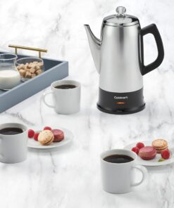 Cuisinart PRC-12 Classic 12-Cup Stainless-Steel Percolator, Black/Stainless 20 81iC76R1hcL