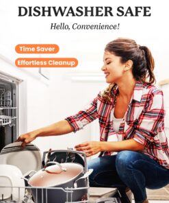 Gotham Steel 5 Qt Stock Pot, Nonstick Cooking Pot with Lid, Large Soup Pot & Pasta Pot with Stay Cool Handles, Ceramic Coated Nonstick Pot, Metal Utensil Oven & Dishwasher Safe, 100% Toxin Free 5 Quart 12 81iCSl2I4yL