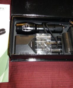 EcoGear FX Complete LED Tactical Flashlight Kit TK120 Flashlight with Rechargeable Battery: High Lumens with 5 Light Modes, Water Resistant, Adjustable Focus Zoom 85 81iCkTh6GqL