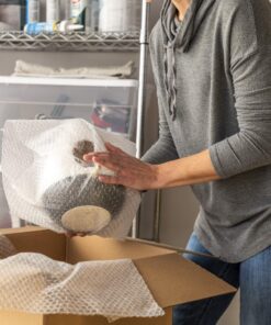 Duck Brand Bubble Wrap Original Protective Packaging, 12 Inches Wide x 30-Feet Long, Single Roll (393251), Clear 19 81iD3z627QL