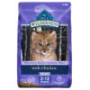 Blue Buffalo Cat Food for Kittens, Natural Chicken Recipe, Wilderness High Protein, Dry Cat Food, 5 lb bag 5 Pound (Pack of 1)