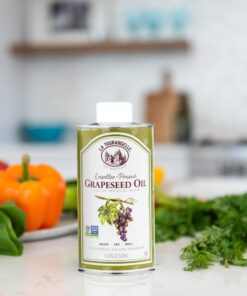 La Tourangelle, Expeller-Pressed Grapeseed Oil, High Heat Neutral Cooking Oil, Cast Iron Seasoning, Also Great for Skin, Hair, and DIY Beauty Recipes, 16.9 fl oz 26 81iDorkkVFL 1