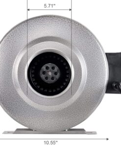 iPower 6 Inch 442 CFM Inline Fan with 6" 16 Feet Ducting Combo for Grow Tent Ventilation, Fan & Ducting & Filter, Silver 17 81iEXqlqkAL