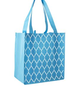 Alternative view of ReBagMe (TM) Set of 10 Large Reusable Grocery Bag Totes (10, Blue)