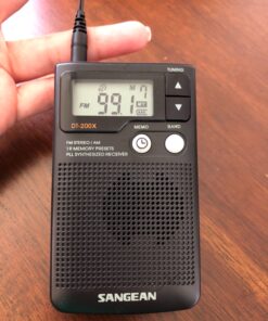 Sangean DT-200X FM-Stereo/AM Digital Tuning Pocket Radio Black 30 81iEeP mCwL