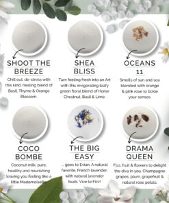 Pure Scentum Extra Large 6oz Vegan Bath Bombs for Women - US Made Organic 6 Relaxing Bath Bomb Gift Set for Women – Luxurious, Organic Bath Bombs for Women and Men (BombeLaLaLa) Bombelalala 34 81iFAzqb9oL