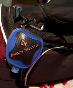 Shock Doctor Ventilated Mouth Guard Case, Universal Storage for Adult & Youth Sizes Trans Blue 23 81iG8Z5hg2L