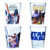 Silver Buffalo Star Wars Original Trilogy: A New Hope, Empire Strikes Back, Return of the Jedi - 4 Pack Mini Glasses Featuring Yoda, Luke, Darth Vader, Han Solo, Chewbacca, Princess Leia, Ewok, 1.5oz 1.5oz Original Trilogy 7 81iH9Kz4p0L