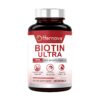 Offernova Biotin Ultra - Vitaminas para el Cabello con Biotina - Pastillas para Crecimiento del Pelo y Barba | Fortalece el Pelo Piel y Unas - 120 Tabletas 6 81iHH5r7a1L