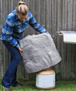 Emsco Group 2185 Large – Lightweight Landscape Rock-Resin, Granite 21 81iHix8z78L