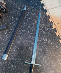 Medieval Warrior European Knights Arming Crusader Sword Comes with Leather Scabbard 9 81iIC A6rQL