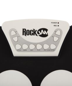 Alternative view of RockJam Portable Electronic Roll up Drum Kit with, Power Supply, Foot Pedals, Headphone Jack, and Drumsticks, inch (RJ758) No Built-In Speaker