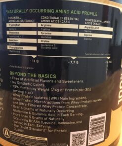 Optimum Nutrition Gold Standard 100 Whey Protein Powder Packaging May Vary, Naturally Flavored Chocolate, Chocolate, 76.8 Ounce 4.8 Pound (Pack of 1) 29 81iIqAHzDL