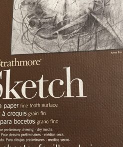 Strathmore 455-3, 400 Series Sketch Pad, 9"x12" Wire Bound, 100 Sheets, White 9x12 43 81iJ3CpofiL