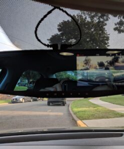 Car DVR Rear View Mirror Video Recroder 4.3" inch Back Up Car Camera Dual Lens Cam Night Vision Front and Rear Backup Reverse Security for Car 31 81iKDskUxgL