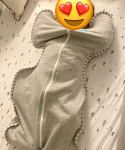 Love to Dream Swaddle UP, Baby Sleep Sack, Self-Soothing Swaddles for Newborns, Improves Sleep, Snug Fit Helps Calm Startle Reflex, New Born Essentials for Baby, 13-19 lbs, Gray Medium (13-19 lbs.) 39 81iKHjc7cUL