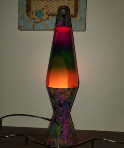 Lava Lite 2142 Colormax, White Wax, Clear Liquid, Tri-Colored Globe and Paintball Decal Base Abstract 22 81iLKhq9JRL