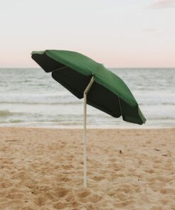 ONIVA - a Picnic Time Brand Outdoor Canopy Sunshade Beach Umbrella 5.5' - Small Patio Umbrella - Beach Chair Umbrella, (Hunter Green) Hunter Green 26 81iLRTTe1WL