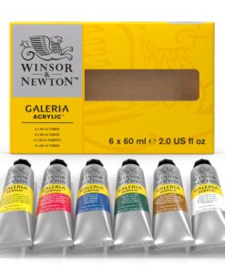 Alternative view of Winsor & Newton Galeria Acrylic Paint, 6 x 60ml (2--oz) Tube Paint Set 6 x 60ml (2-oz)