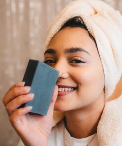 Keika Charcoal Black Soap Bar for Eczema, Psoriasis, Face, Body, Men Women Teens with Oily Skin, 5 oz. 5 Ounce (Pack of 1) 26 81iMPWuGgmL