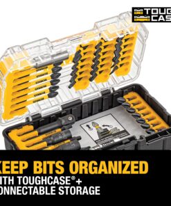 DEWALT Screwdriver Bit Set, Impact Ready, FlexTorq, 40-Piece (DWA2T40IR) 40-Piece Impact Ready Set 40 81iMYxZdn4L