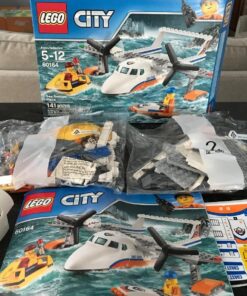 LEGO City Coast Guard Sea Rescue Plane 60164 Building Kit (141 Piece) 27 81iMe9J47L