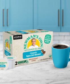 Newman's Own Organics Keurig Single-Serve K-Cup Pods Newman's Special Blend Medium Roast Coffee, 72 Count 12 Count (Pack of 6) 28 81iMgtI0IwL