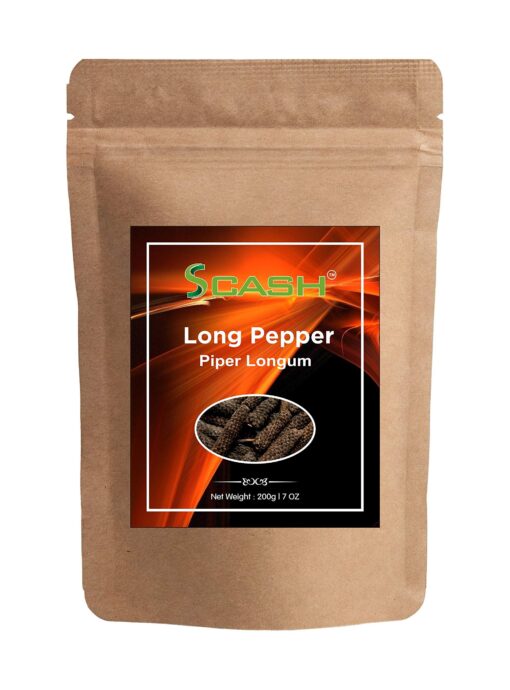 Scash 7 Ounce Long Pepper Whole Piper Longum Black Peppercorns Pippali Whole Piper Indian Pure Longum Natural Poivre Wholes Dried Qualit