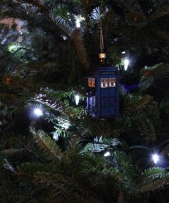 Kurt Adler 4.25-Inch Doctor Who Tardis Glass Figural Ornament 36 81iNtFenX8L