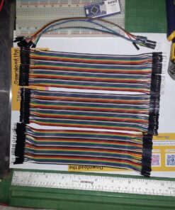 ELEGOO 120pcs Multicolored Dupont Wire 40pin Male to Female, 40pin Male to Male, 40pin Female to Female Breadboard Jumper Ribbon Cables Kit Compatible with Arduino Projects Dupont Wire 120pcs(male to female,male to male, female to female) 29 81iOfu IfAL