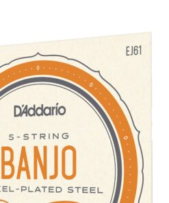 D'Addario EJ61 Nickel 5-String Banjo Strings, Medium, 10-23 Light Plus, 9.5-20 7 81iOvpx22NL