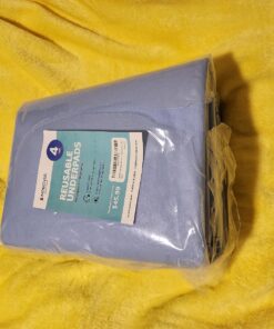 IMPROVIA® Washable Underpads, 34" x 36" (Pack of 4) - Heavy Absorbency Reusable Bedwetting Incontinence Pads for Kids, Adults, Elderly, and Pets - Waterproof Protective Pad for Bed, Couch, Sofa, Floor 4 Pack - 34x36 39 81iP9hBU7nL