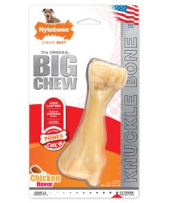 Nylabone Power Chew Knuckle Bone Big Dog Chew Toy Knuckle Chicken XX-Large/Monster (1 Count) XX-Large/Monster (1 Count) Natural 22 81iQt9rvqbL