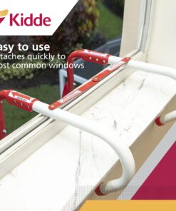 Kidde Fire Escape Ladder, 2-Story Rope Ladder, Extends to 13-Feet, Anti-Slip Rungs 13-Foot 41 81iRvHV0p7S