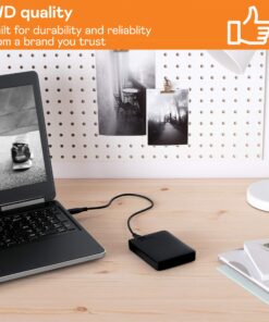 WD 5TB Elements Portable HDD, External Hard Drive, USB 3.0 for PC & Mac, Plug and Play Ready - WDBU6Y0050BBK-WESN 25 81iS4AOWekL