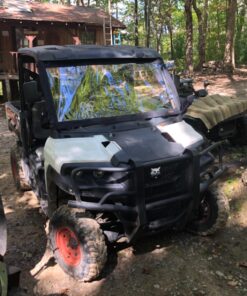 Classic Accessories QuadGear UTV Front/Rear Windshield, Fits Polaris Ranger '02 - '08 models, Black Fits Polaris Ranger '02-'08 models 21 81iSfHpriYL
