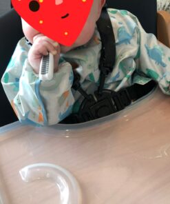 NumNum Baby Spoons Set, Pre-Spoon GOOtensils for Kids Aged 6+ Months - First Stage, Baby Led Weaning (BLW) Teething Spoon - Self Feeding, Silicone Toddler Food Utensils - 2 Spoons, Gray/Green Storm Gray/Glacier Green 32 81iU17wblL