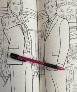Supernatural: The Official Coloring Book Paperback, Coloring Book 63 81iVFYhThzL 1
