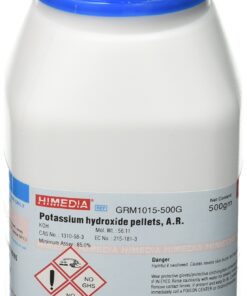 HiMedia GRM1015-500G Potassium Hydroxide Pellets, A.R., 500 g