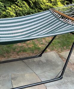 Sunnydaze Universal Heavy-Duty Steel Hammock Stand - 550-Pound Capacity - Fits Hammocks 9 to 14 Feet Long - Black 43 81iW JBTT5L