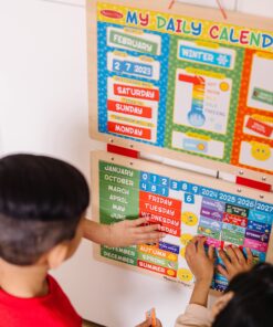 Melissa & Doug My First Daily Magnetic Activities Calendar For Kids, Weather And Seasons Calendar For Preschoolers and Ages 3+ (Pack of 1) 31 81iWqlLxyL