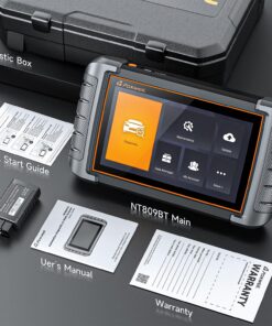 FOXWELL OBD2 Scanner NT809BT, 2023 Updated NT809 NT624 NT630 Wireless Bluetooth Diagnostic Scan Tool Active Test, 30+ Services FCA AutoAuth, 3-Year Free Update Full Systems Diagnostic One Click Update 27 81iWvIJt41L