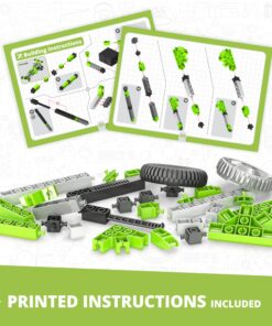 Engino Inventor - 30-IN-ONE |BUILD 30 Motorized Models | Assemble Drag Racer, Drawbridge, Truck , T-Rex, Helicopter, Elevator and so much more | STEM Construction Kit 11 81iXGwmAaL