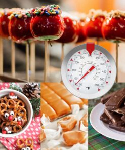 Candy Thermometer with Pot Clip - Frying Oil Thermometers Deep Fryer Thermometer for Cooking Temp 8.8” Long Probe Upgrade, Stainless Steel Analog Meat Food Thermometer for Fried Chicken Liquid 11 81iY7dZjGwL