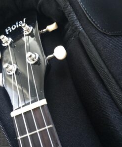 Hola! Heavy Duty SOPRANO (up to 21.5 Inch) Ukulele Gig Bag with 15mm Padding Black 53 81iY9mkEbXL