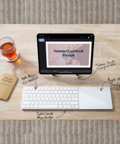 Twelve South MagicBridge | Connects Apple Magic Trackpad 2 to Apple Magic Keyboard Allowing Them to be one Unit for Desk or Lap use - Trackpad and Keyboard not Included Regular Keyboard White 27 81iYH3nZyYL